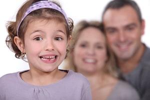 Girl and her Parents