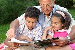 Grandpa and Kids